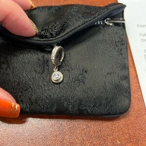 Tummytoys CUSTOM 14K WHITE GOLD BELLY RING WITH REAL DIAMONDS